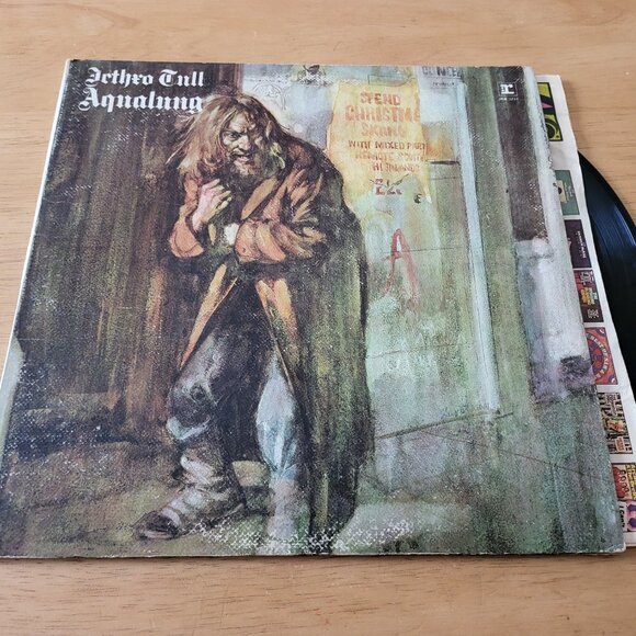 JETHRO TULL Aqualung Vinyl LP 1971 Reprise MS-2035 Texture Cover with Lyrics LP3 - Picture 1 of 11